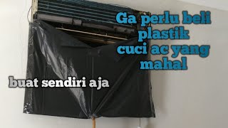 Cara membuat plastik cuci ac dengan plastik sampah