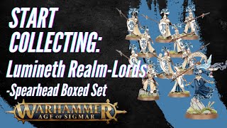 Start Collecting Warhammer Age of Sigmar: Lumineth Realm-Lords - Spearhead Boxed Set