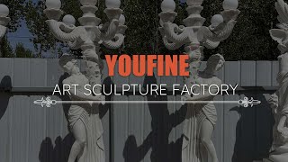 Captivating Beauty:  YouFine's Exquisite Marble Statue Lamps