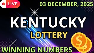 Kentucky Midday Lottery Results For - 03 Dec, 2025 - Pick 3 - Pick 4 - Powerball - Mega Millions