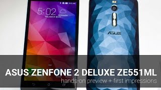 ASUS Zenfone 2 Deluxe ZE551ML hands-on preview