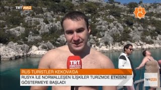 Rus Turistler Kekova'da - Normalleşen İlişkiler Sonrası Turizm - TRT Avaz Haber