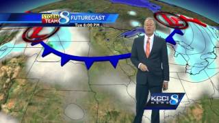 KCCI 8 video weather forecast