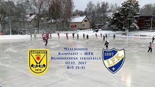 Maalikooste  Kampparit - HIFK  02.12. 2017