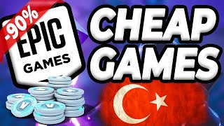 How to Change Epic Games to Turkey - It's Really Cheap!