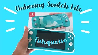 Unboxing Switch Lite - Turquoise