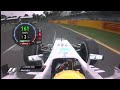 f1 2013 melbourne lewis hamilton race onboard