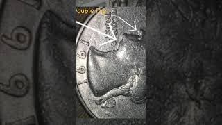 1991 P Doubled Die Obverse Quarter! (Nose and chin error).