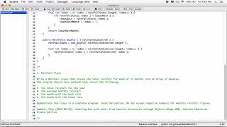 7.1. (Part 2) Rainfall Class - Java