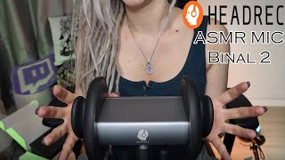 ASMR microphone review, Headrec Binal 2 binaural and A100 Amplifier, softly spoken