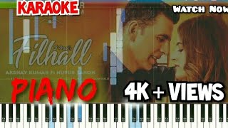 Filhall Piano Cover | Akshay Kumar | B Praak ,Jaani | Instrumental | Karaoke | Tutorial | Chords