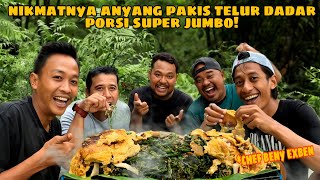 MOMEN LANGKA BENY EXBEN⁉️ANYANG PAKIS TELUR DADAR JAMUR‼️MASAKAN CHEF BENY EXBEN