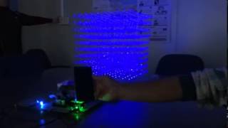 諏訪東京理科大学　田邉研究室　10×10×10 LEDキューブ