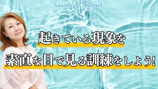 起きている現象を素直な目で見る訓練をしよう【Saarahat/サアラ】