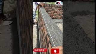 9 inch brick wall || 9 इंच का दीवार चुनाई #bricks#brickworks