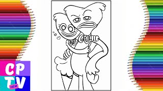 Huggy Wuggy and Kissy Missy Coloring Page/Huggy Wuggy Coloring pages/Tobu-Back To You [NCS Release]