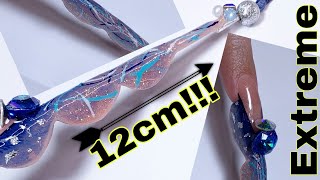 Polygel extreme nail 12cm ! Full tutorial