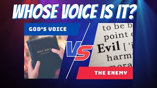 How to Know if it's God's Voice, Yours, or satan | Alicia Bright