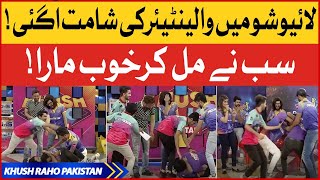 Usama Slapped Volunteer In Live Show | Khush Raho Pakistan Season 9 | Faysal Quraishi Show