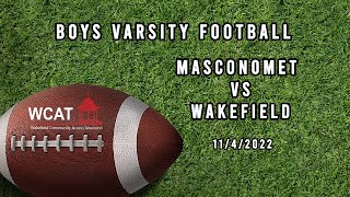 Wakefield Boys Varsity Football vs Masconomet November 4, 2022