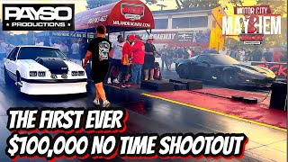 THE FIRST EVER $100,000 No Time Shootout (Full Elims) - Motor City Mayhem 8 - Payso Productions