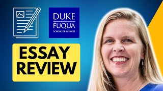 Duke Fuqua Essay Analysis and Tips | Writing Standout MBA Application Essays | Duke Essay Strategy