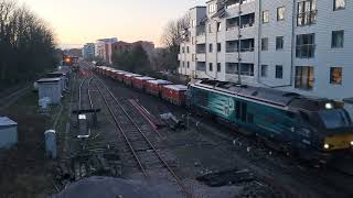 DRS 68003 88002 departing Dorchester.