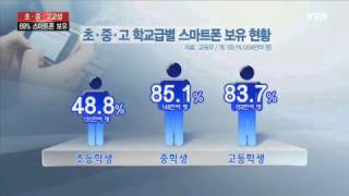 국내 초·중·고생 69% 스마트폰 보유 / YTN