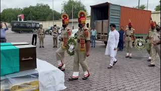 शहीद सांवलाराम का पार्थिव देह पहुंचा दिल्ली, केंद्रीय मंत्री कैलाश चौधरी ने दी श्रद्धांजलि