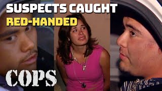 Suspects Caught Red-Handed: Burglaries In Progress | Compilation | COPS TV SHOW