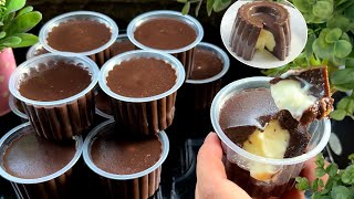 RESEP PUDING COKLAT LAVA