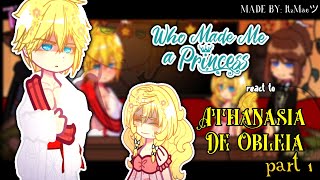 “ Who made me a Princess? REACT TO ” | 1 / ? | made by: ItzMaeツ