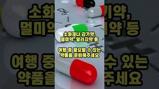 여행 갈 때 꼭 챙겨야 할 필수 준비물 10가지