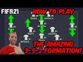 HOW TO PLAY THE AMAZING 3-5-2 FORMATION! - FIFA 21 TUTORIAL