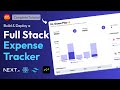 Build & Deploy Full Stack Next.js Expense Tracker app using React, Tailwind Css, Drizzle ORM, Clerk