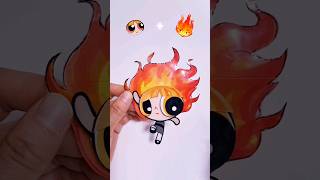 파워퍼프걸+엠버 🔥Powerpuff Girl+Ember mixing  #Elemental