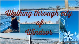 Walking through Windsor city - Winter 2022 | Short City Tour