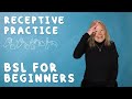 BSL for Beginners: Receptive Practice (Level 1)