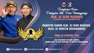 #LiveStreaming RUWATAN SUKMA Alm. Ki Seno Nugroho oleh Ki Manteb Soedharsono