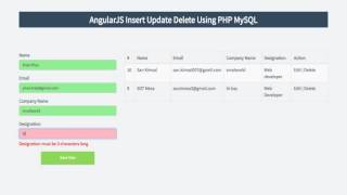 Demo angularjs+php+ajax