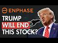 People think Enphase stock will CRASH under TRUMP - why they are WRONG