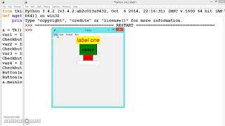 077 Learn python and ruby programming:- checkbutton on menu list