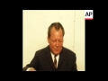 SYND 15/05/70 EXCLUSIVE INTERVIEW WITH HERR WILLY BRANDT