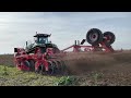 fendt 1167 vario mt pulling kverneland qualidisc 21000 t compact disc with 12m working width