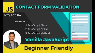 JavaScript form validation level two || Js project for beginners #4