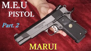 M.E.U. PISTOL Part.2  / 東京マルイ ～ブルズアイターゲットで再試射