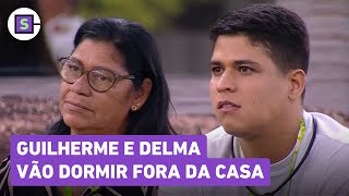 BBB 25: TRAÍDOS? Dona Delma e Guilherme são CASTIGADOS na primeira dinâmica da casa!