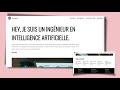 Comment créer un Portfolio Moderne en HTML & CSS de A à Z et le mettre en Ligne Facilement ?