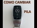 Como cambiar pila llave Mercedes nueva (2018/2019) NUEVO CLASE A/B/CLA/CLS