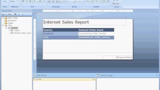 Creating Basic Reports from an SQL Server Analysis Services Cube